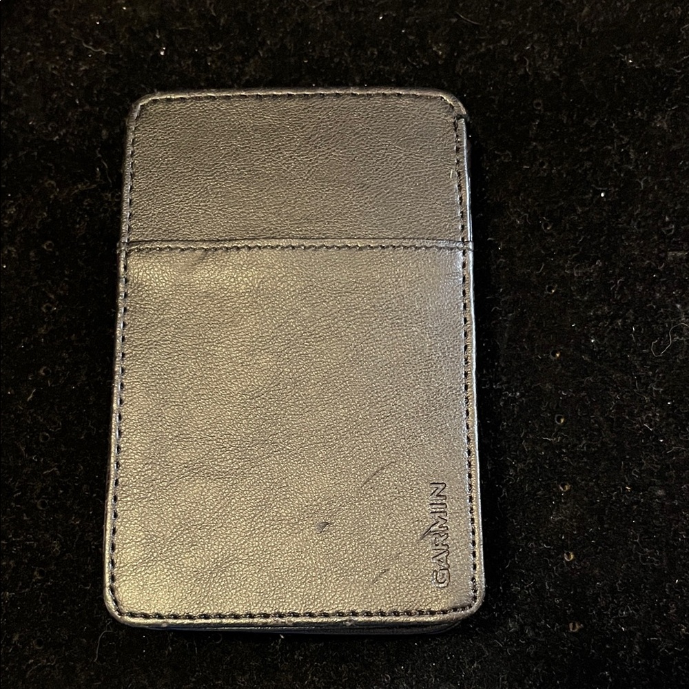 Garmin Black Leather Phone Case